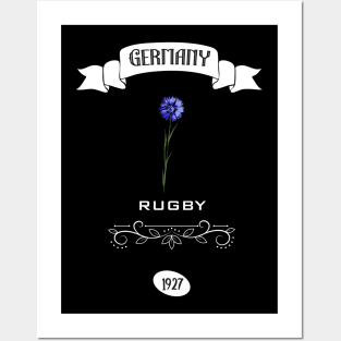 Germany rugby design Posters and Art